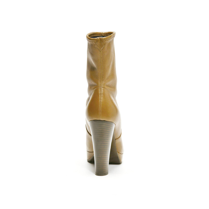 72040 BOOTS PATIN STRECH COGNAC SERGIO ROSSI