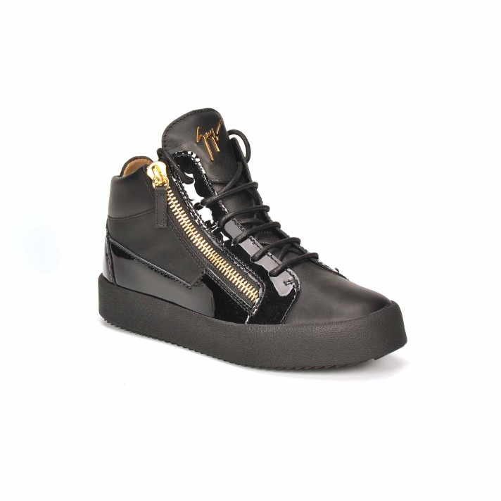 May basket haute noire/or Giuseppe Zanotti