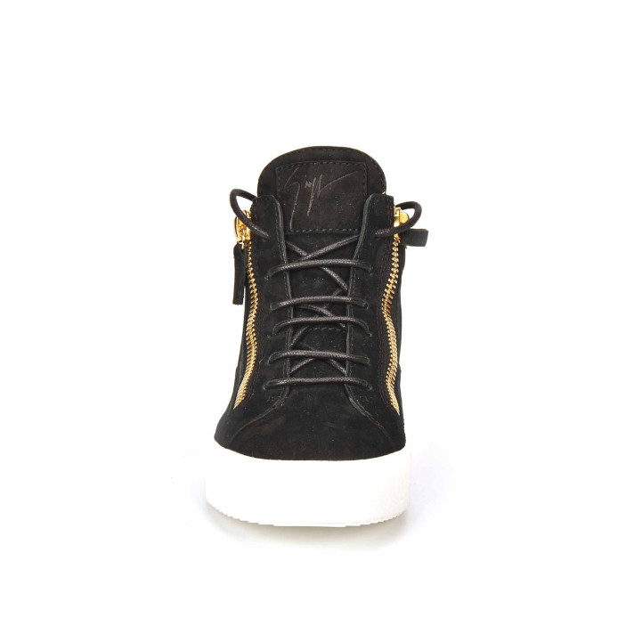May basket haute noire/or semelle blanche Giuseppe Zanotti