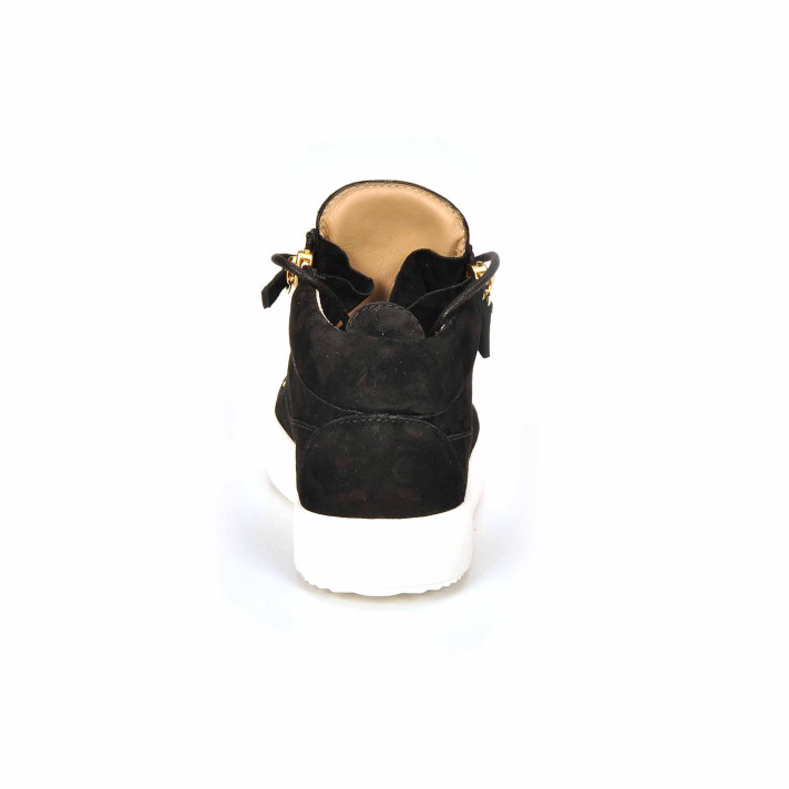 May basket haute noire/or semelle blanche Giuseppe Zanotti