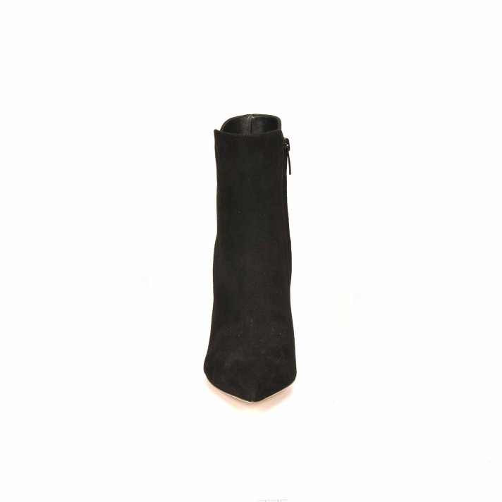 LEVY 10.5 VEAU VELOURS NOIR GIANVITO ROSSI