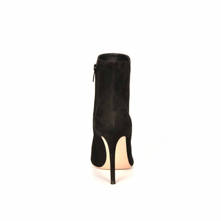 LEVY 10.5 VEAU VELOURS NOIR GIANVITO ROSSI