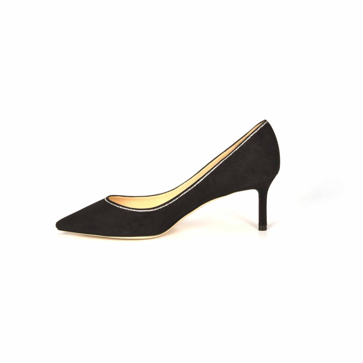 ROMY 60 BLACK/CRISTAL JIMMY CHOO