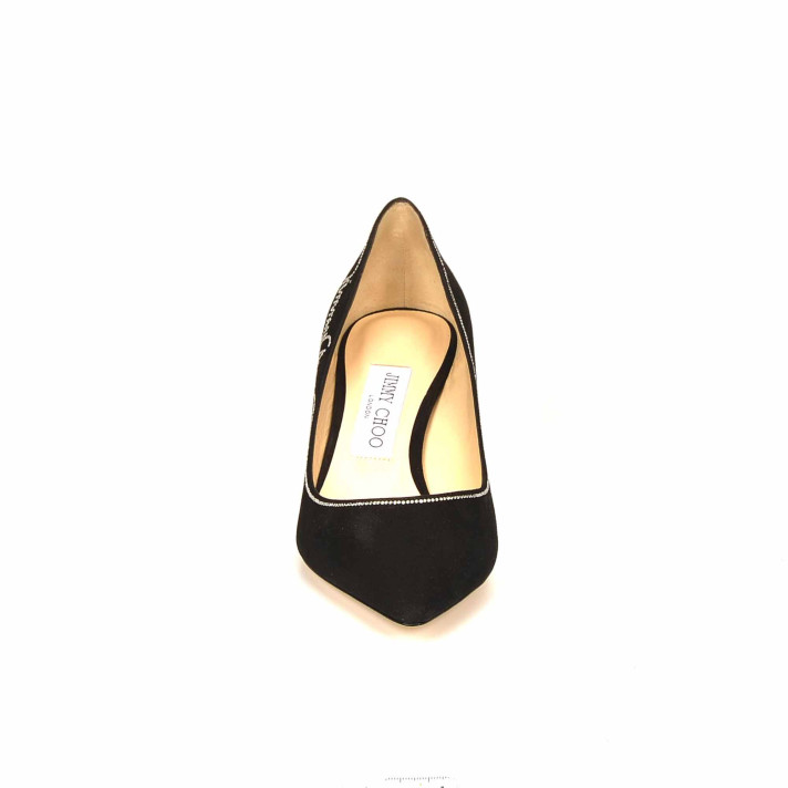 ROMY 60 BLACK/CRISTAL JIMMY CHOO