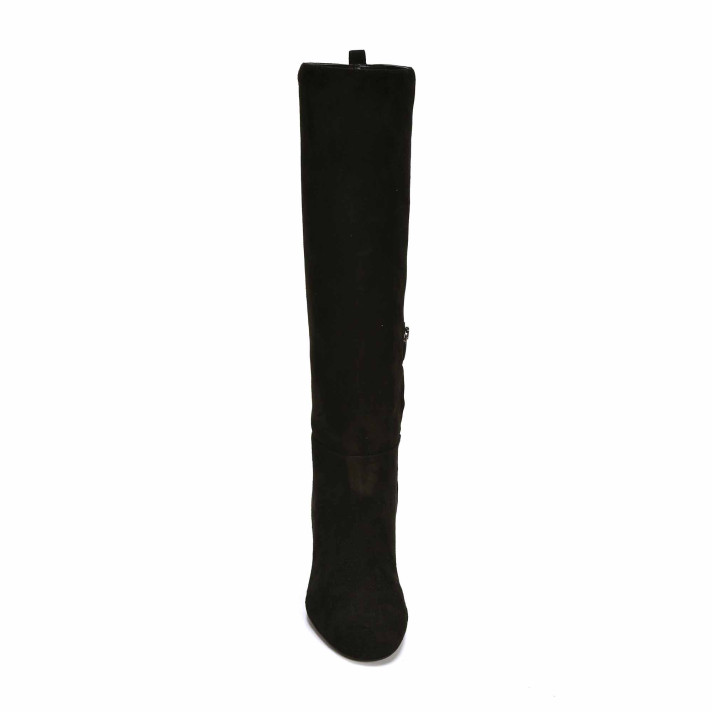 A85940 BOTTES SUEDE NOIRE SERGIO ROSSI