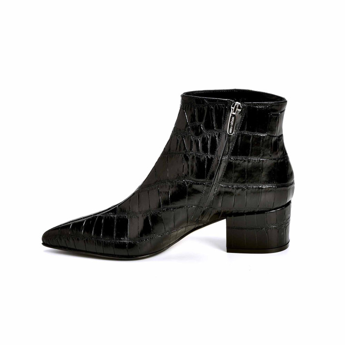 A85430 BOOTS PLATES NOIRES SERGIOROSSI