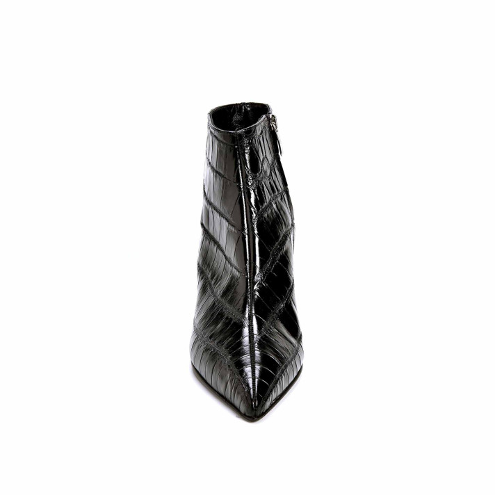 A85430 BOOTS PLATES NOIRES SERGIOROSSI