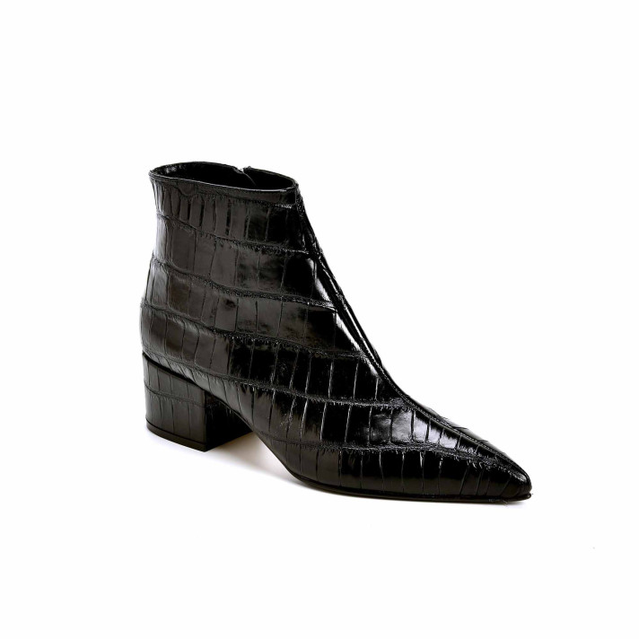 A85430 BOOTS PLATES NOIRES SERGIOROSSI