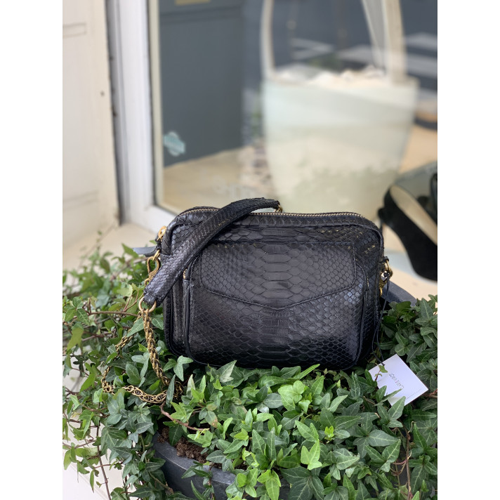 SAC BIG CHARLY PYTHON NOIR OR CLARIS VIROT