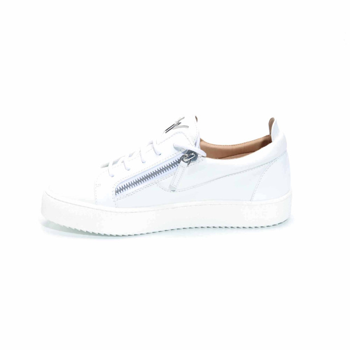 MAY BLANCHE ZIP ARGENT HOMME GIUSEPPE ZANOTTI