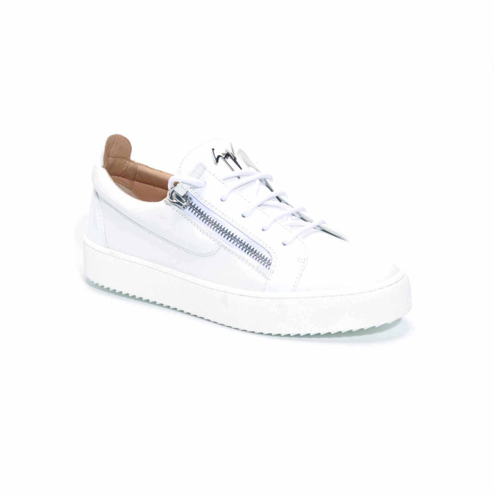 MAY BLANCHE ZIP ARGENT HOMME GIUSEPPE ZANOTTI