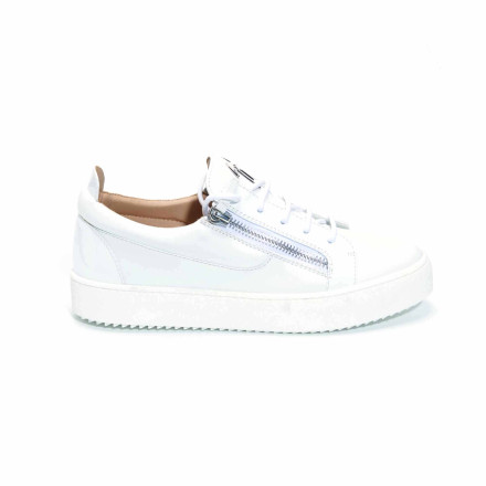MAY BLANCHE ZIP ARGENT HOMME GIUSEPPE ZANOTTI