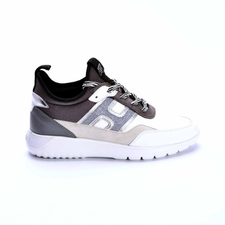 HXW3710 BASKETS GRIS /BLANC HOGAN