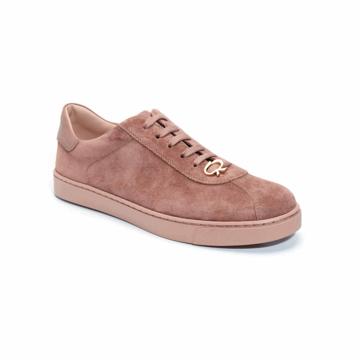 RIBBON BASKETS SUEDE PRALINE GIANVITO ROSSI