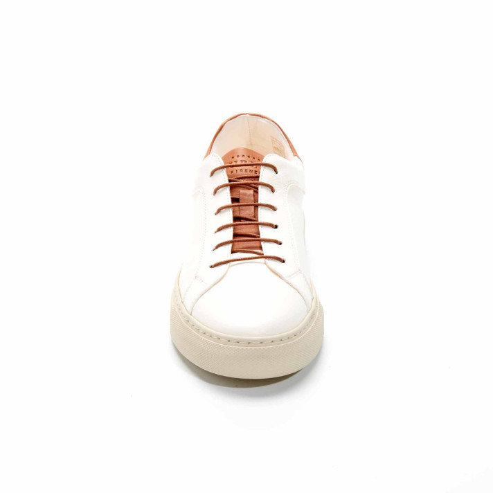 71000 BASKETS BLANC /CAMEL STURLINI