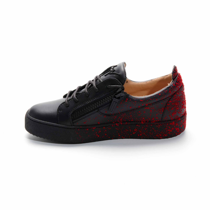 MAY BIREL NOIR GRAFITTIS NOIR BORDEAUX GIUSEPPE ZANOTTI