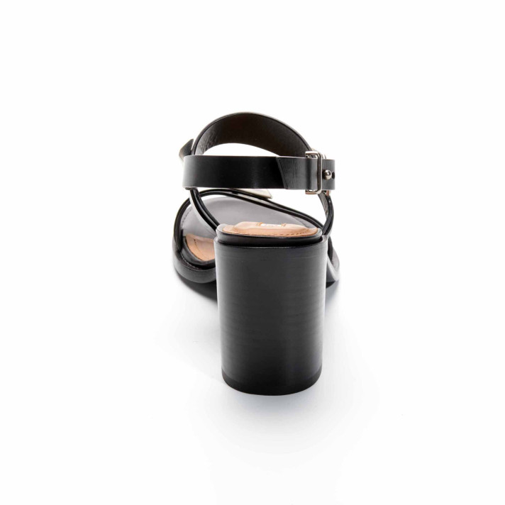 SR 3945 SANDALES TALON NOIRES SARTORE