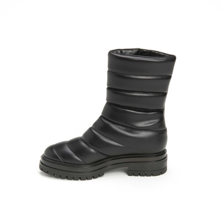 EIKO BOOTS BIKER NOIRE MATELASSEE GIANVITO ROSSI