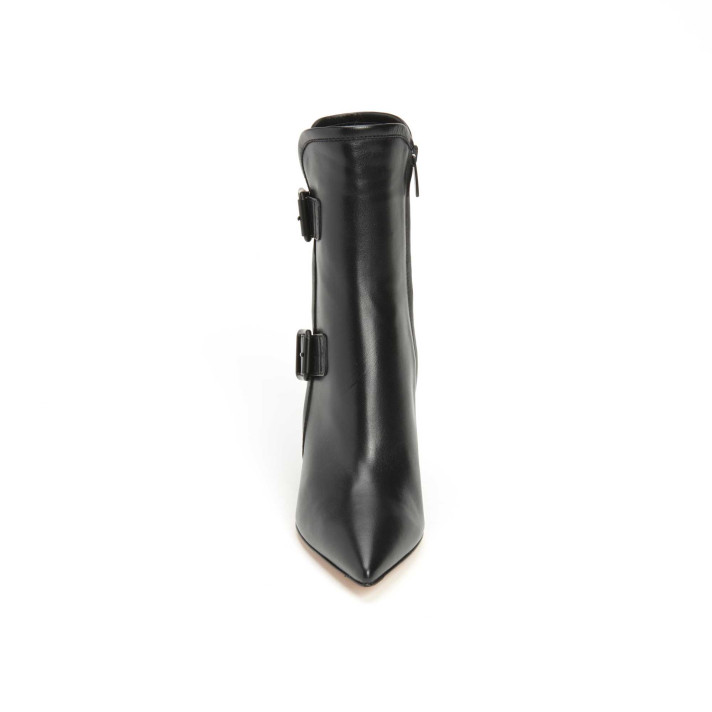 G73529 BOTTINE TALON NOIRE PATTES GIANVITO ROSSI