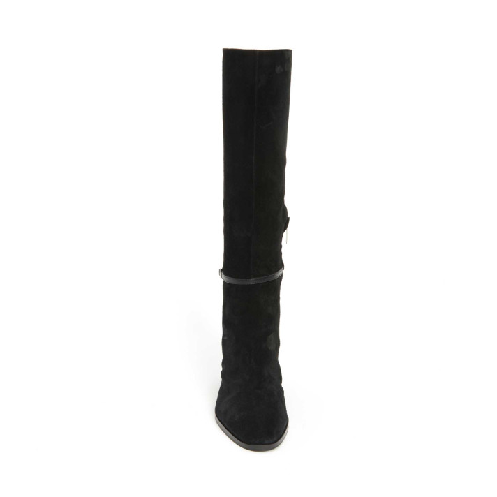 A95780 BOTTES NOIRES BRIDE SERGIO ROSSI
