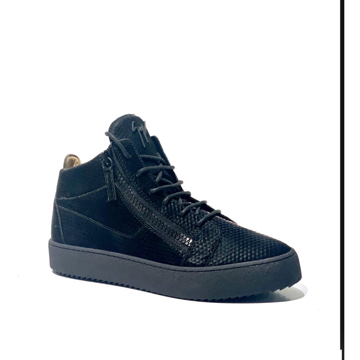 GUZMAN RU 10002 BASKETS HAUTES NOIRES HOMME GIUSEPPE ZANOTTI