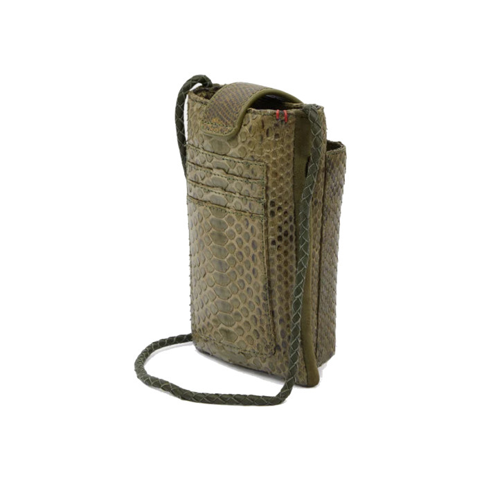 ETUI TELEPHONE DOUBLE MARCUS KAKI CLARIS VIROT
