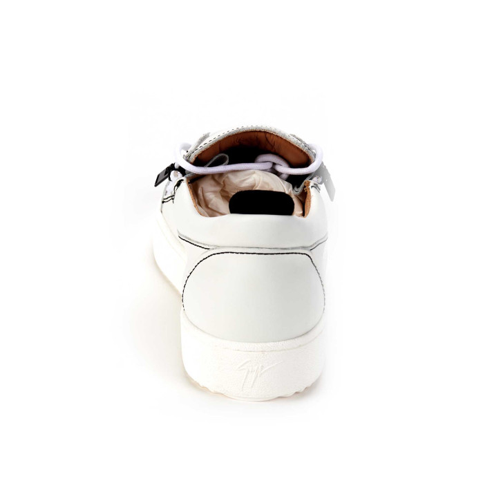 MAY BIREL BASKET HOMME  BLANC GIUSEPPE ZANOTTI