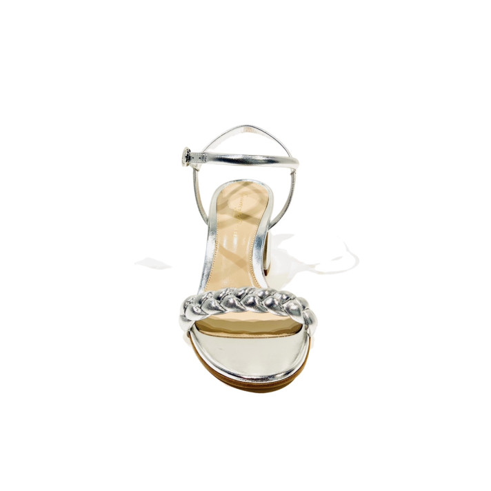 CRUZ SANDAL ARGENT GIANVITO ROSSI