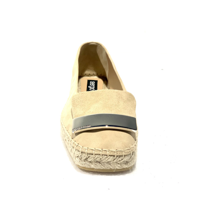 A94490 BALLERINE CUIR ET CORDE SERGIO ROSSI