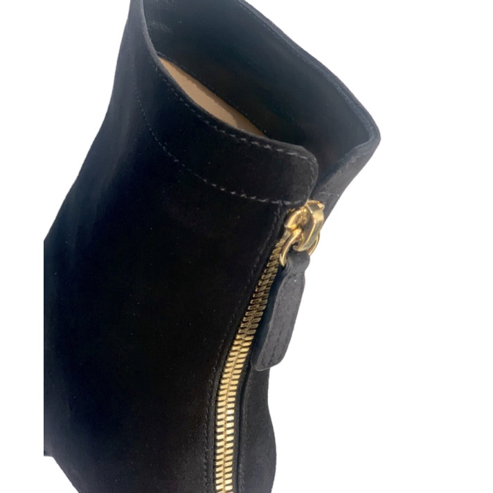 G73111 BELLAMY BOOTS SUEDE NOIR GIANVITO ROSSI