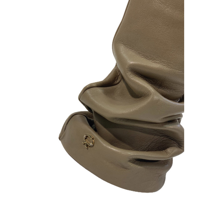 K000874 GANTS LONGS CAMEL S GIANVITO ROSSI