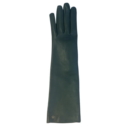 K00874 GANTS LONGS VERT FORET M GIANVITO ROSSI