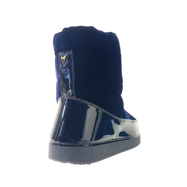 BOTTE DE NEIGE NOIRE ET NAVY GIUSEPPE ZANOTTI
