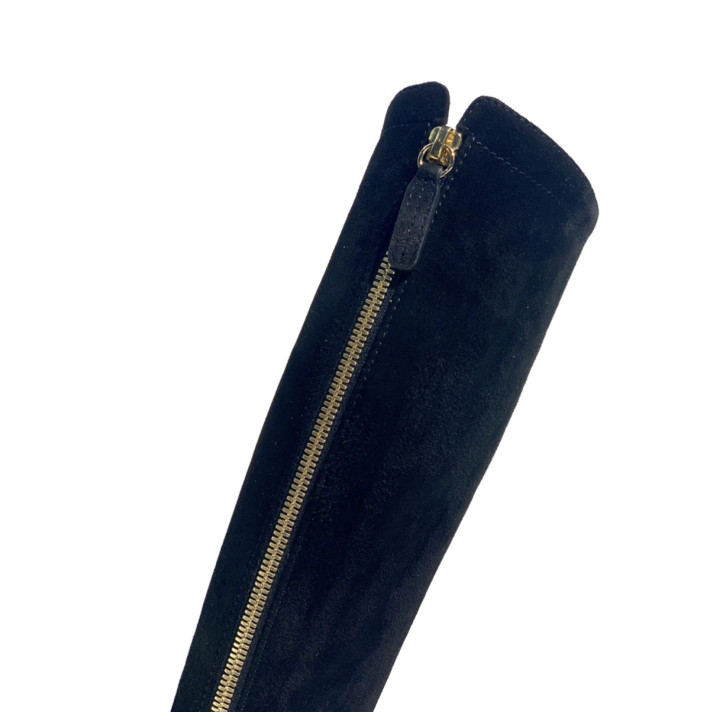 G80391 BOTTE 65 ZIP NOIR GIANVITO ROSSI