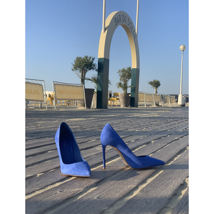 EVA ESCARPINS 100 BLEU LE SILLA