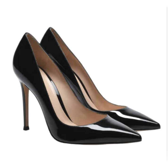 GIANVITO 10,5  VERNIS NOIR  GIANVITO ROSSI