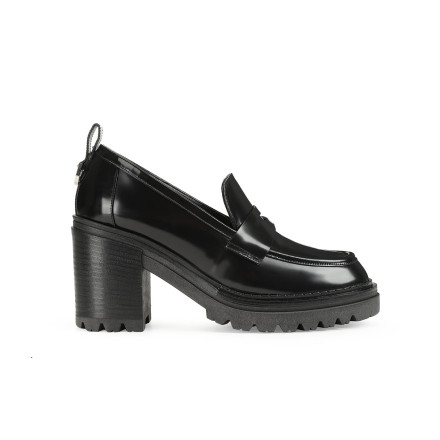 BO101 MOCASSINS NOIRS SERGIO ROSSI