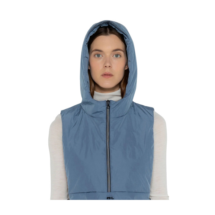 COL BLEU ACIER LENER CORDIER