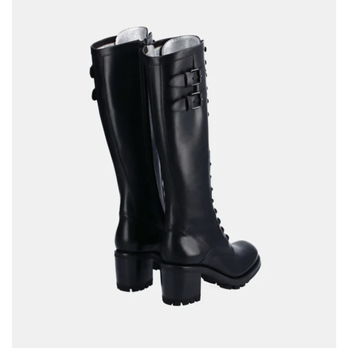 JUSTY 7 COM ZP BOTTE NOIR FREELANCE
