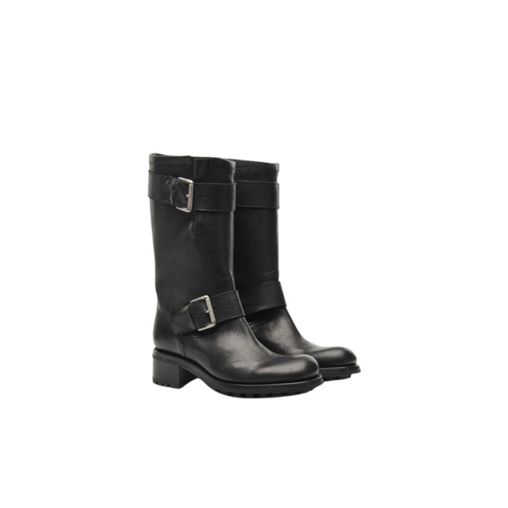 BIKER 4 MID STRAP NOIR FREELANCE