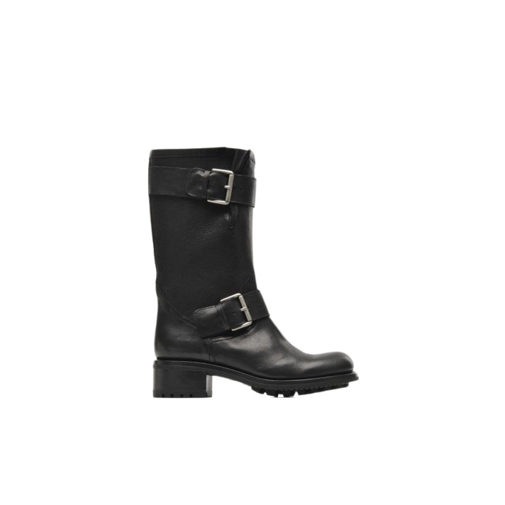 BIKER 4 MID STRAP NOIR FREELANCE