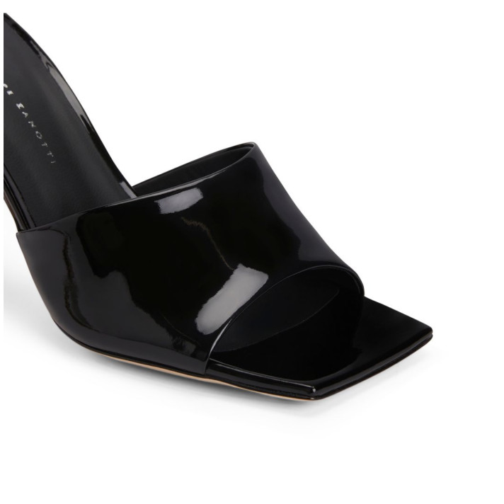 SOLHENE 85 MULE NOIR GIUSEPPE ZANOTTI