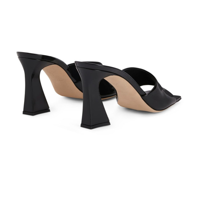 SOLHENE 85 MULE NOIR GIUSEPPE ZANOTTI