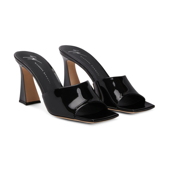 SOLHENE 85 MULE NOIR GIUSEPPE ZANOTTI