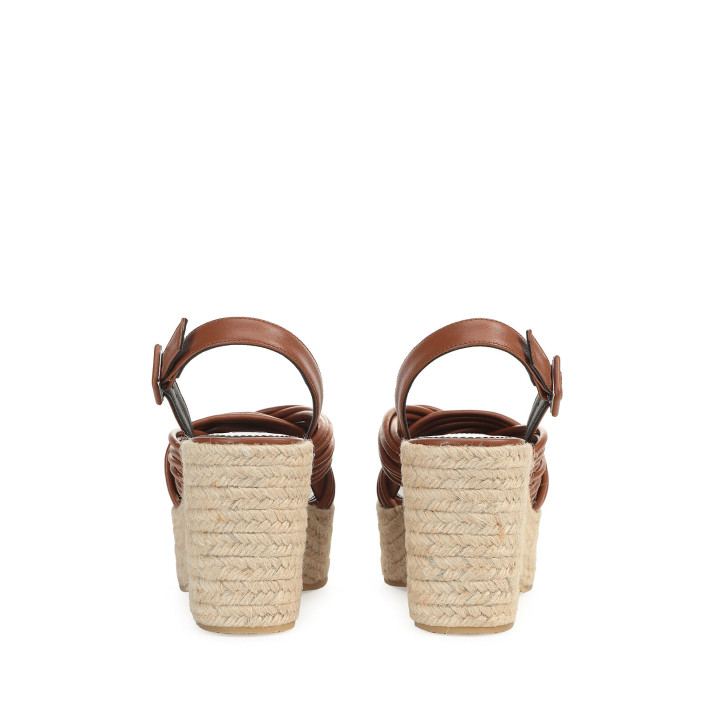 ARIDA SANDALE SEVENTY COGNAC SERGIO ROSSI