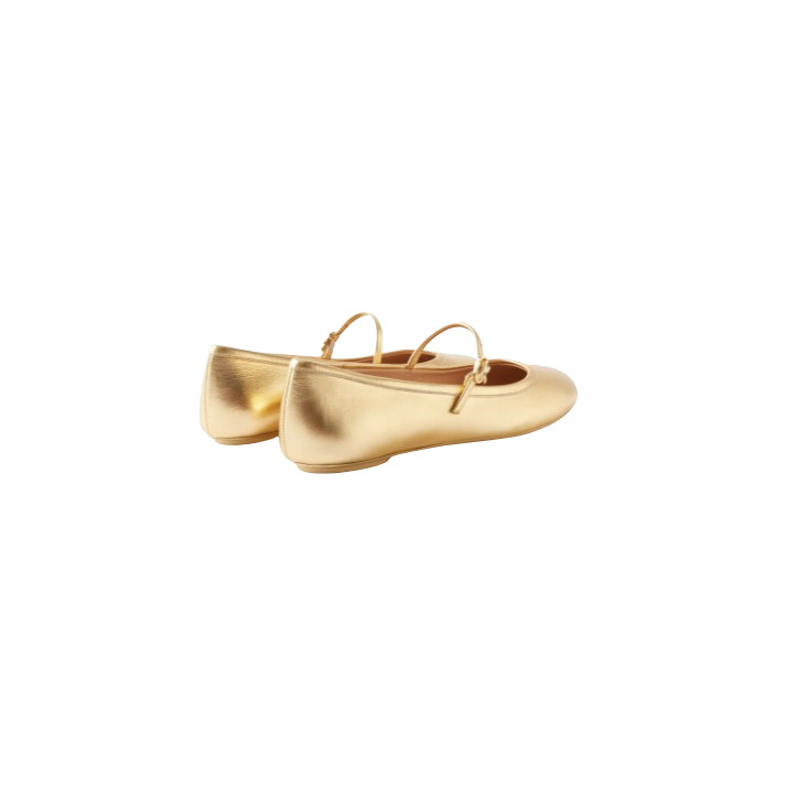 CARLA BALLERINES OR GIANVITO ROSSI