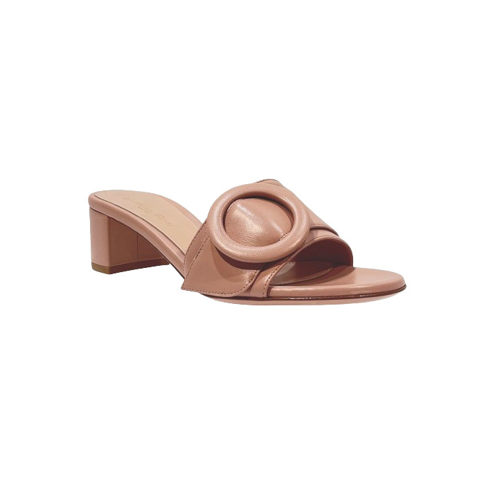 VENEZIA MULE PEACH GIANVITO ROSSI