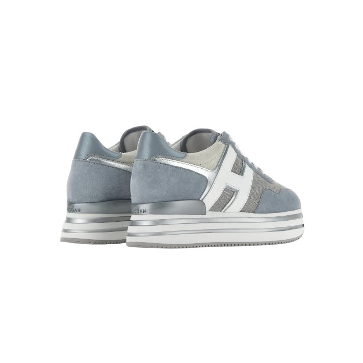 HXW4830 MIDI PLATFORME BLEU/ARGT HOGAN