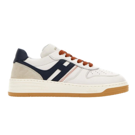 HXW63000 SNEAKERS BEIGE ET BLEU HOGAN
