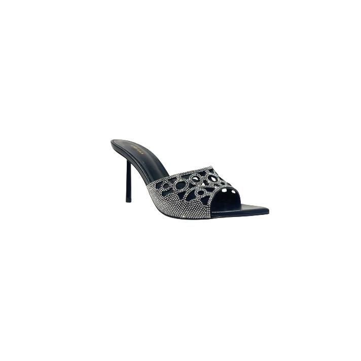 BELLA SANDALE NOIR CRYSTAL LE SILLA